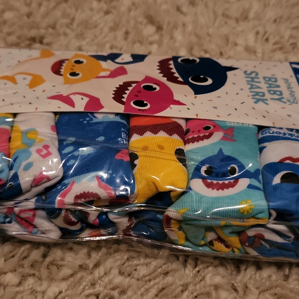 Baby Shark Briefs Toddler Size 18M